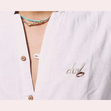 画像をギャラリービューアに読み込む, DOWBL/ ダブル/ Kiss Stand Color Hemp Shirt  【全1色】