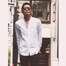 画像をギャラリービューアに読み込む, DOWBL/ ダブル/ Kiss Stand Color Hemp Shirt  【全1色】