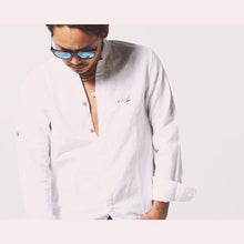 画像をギャラリービューアに読み込む, DOWBL/ ダブル/ Kiss Stand Color Hemp Shirt  【全1色】