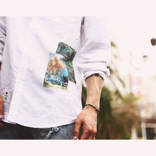 画像をギャラリービューアに読み込む, DOWBL/ ダブル/ Trip Photo Hemp Shirt  【全1色】