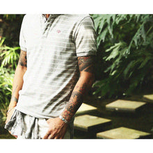 画像をギャラリービューアに読み込む, DOWBL/ ダブル/ Rhombus Border Polo Shirt  【全2色】