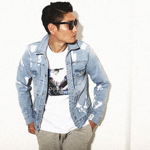 画像をギャラリービューアに読み込む, DOWBL/ ダブル/ Oldline Bleach Denim Jacket  【全2色】