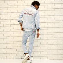 画像をギャラリービューアに読み込む, DOWBL/ ダブル/ Oldline Bleach Denim Jacket  【全2色】