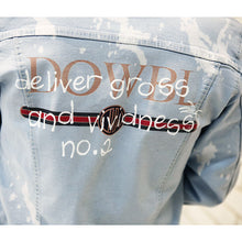 画像をギャラリービューアに読み込む, DOWBL/ ダブル/ Oldline Bleach Denim Jacket  【全2色】