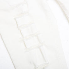 画像をギャラリービューアに読み込む, DOWBL/ ダブル/ Super Skinny Damage White Pants  【全1色】