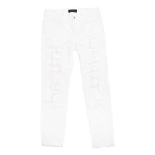 画像をギャラリービューアに読み込む, DOWBL/ ダブル/ Super Skinny Damage White Pants  【全1色】