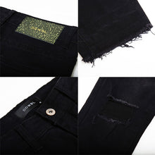 画像をギャラリービューアに読み込む, DOWBL/ ダブル/ Broken Cut Off Super Skinny Denim  【全1色】