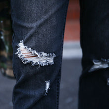 画像をギャラリービューアに読み込む, DOWBL/ ダブル/ Tattered Damage Skinny Denim  【全1色】
