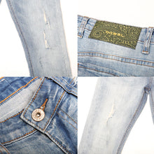 画像をギャラリービューアに読み込む, DOWBL/ ダブル/ Graffiti Board Bleach Skinny Denim  【全1色】
