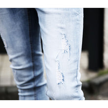 画像をギャラリービューアに読み込む, DOWBL/ ダブル/ Graffiti Board Bleach Skinny Denim  【全1色】