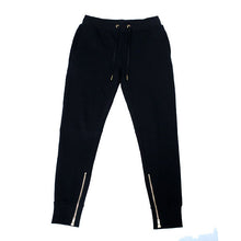 画像をギャラリービューアに読み込む, DOWBL/ ダブル/ Gold Zip Rhombus Skinny Sweat Pants  【全2色】