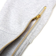 画像をギャラリービューアに読み込む, DOWBL/ ダブル/ Gold Zip Rhombus Skinny Sweat Pants  【全2色】