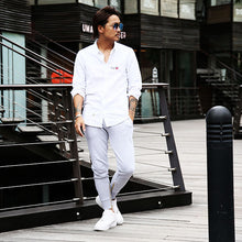 画像をギャラリービューアに読み込む, DOWBL/ ダブル/ Gold Zip Rhombus Skinny Sweat Pants  【全2色】