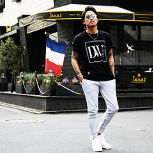 画像をギャラリービューアに読み込む, DOWBL/ ダブル/ Gold Zip Rhombus Skinny Sweat Pants  【全2色】