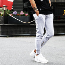 画像をギャラリービューアに読み込む, DOWBL/ ダブル/ Gold Zip Rhombus Skinny Sweat Pants  【全2色】