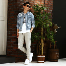 画像をギャラリービューアに読み込む, DOWBL/ ダブル/ Oblique Icon Skinny Sweat Pants  【全2色】