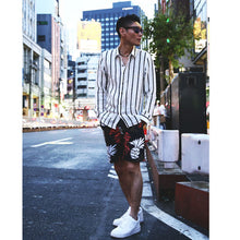 画像をギャラリービューアに読み込む, DOWBL/ ダブル/ Vertical Logo Aloha Shorts  【全2色】