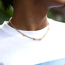 画像をギャラリービューアに読み込む, DOWBL/ ダブル/ Rhombus Charm Gold Necklace  【全1色】