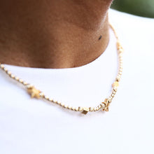 画像をギャラリービューアに読み込む, DOWBL/ ダブル/ Rhombus Charm Gold Necklace  【全1色】