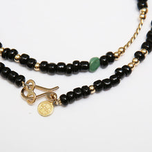 画像をギャラリービューアに読み込む, DOWBL/ ダブル/ Black Beads Necklace  【全1色】