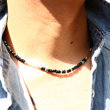 画像をギャラリービューアに読み込む, DOWBL/ ダブル/ Black Beads Necklace  【全1色】