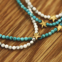 画像をギャラリービューアに読み込む, DOWBL/ ダブル/ Rhombus Star Grain Beads Necklace  【全2色】