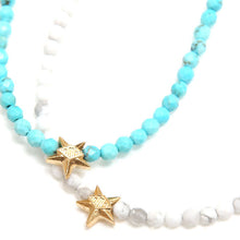 画像をギャラリービューアに読み込む, DOWBL/ ダブル/ Rhombus Star Grain Beads Necklace  【全2色】