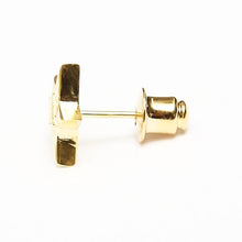 画像をギャラリービューアに読み込む, DOWBL/ ダブル/ Gold Rhombus Star Earrings  【全1色】