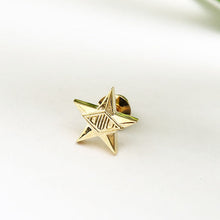 画像をギャラリービューアに読み込む, DOWBL/ ダブル/ Gold Rhombus Star Earrings  【全1色】