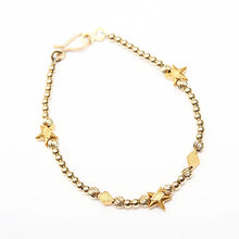 画像をギャラリービューアに読み込む, DOWBL/ ダブル/ Rhombus Charm Gold Bracelet  【全1色】