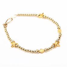画像をギャラリービューアに読み込む, DOWBL/ ダブル/ Rhombus Charm Gold Bracelet  【全1色】
