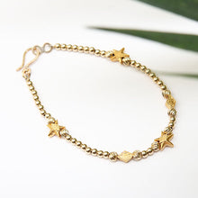 画像をギャラリービューアに読み込む, DOWBL/ ダブル/ Rhombus Charm Gold Bracelet  【全1色】