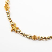 画像をギャラリービューアに読み込む, DOWBL/ ダブル/ Rhombus Charm Gold Bracelet  【全1色】