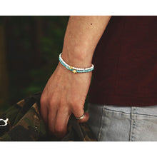 画像をギャラリービューアに読み込む, DOWBL/ ダブル/ Rhombus Star Grain Beads Bracelet  【全2色】