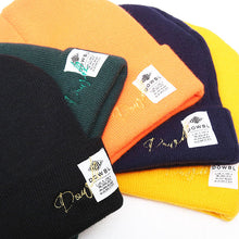 画像をギャラリービューアに読み込む, DOWBL/ ダブル/ 無しGold Cursive Color Knit Cap  【全5色】