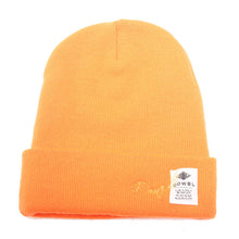 画像をギャラリービューアに読み込む, DOWBL/ ダブル/ Gold Cursive Color Knit Cap  【全4色】