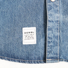 画像をギャラリービューアに読み込む, DOWBL/ ダブル/ Side Botanical Denim Shirt  【全1色】