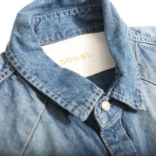 画像をギャラリービューアに読み込む, DOWBL/ ダブル/ Side Botanical Denim Shirt  【全1色】
