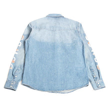 画像をギャラリービューアに読み込む, DOWBL/ ダブル/ Arabesque Logo Denim Shirt  【全1色】