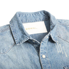 画像をギャラリービューアに読み込む, DOWBL/ ダブル/ Arabesque Logo Denim Shirt  【全1色】
