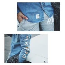 画像をギャラリービューアに読み込む, DOWBL/ ダブル/ Arabesque Logo Denim Shirt  【全1色】