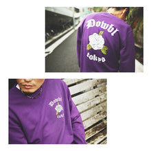 画像をギャラリービューアに読み込む, DOWBL/ ダブル/ Rose Letter Icon Sweat Shirts  【全1色】