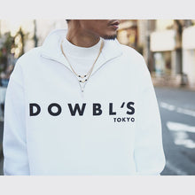 画像をギャラリービューアに読み込む, DOWBL/ ダブル/ Basic Half Zip Sweat Shirts  【全1色】
