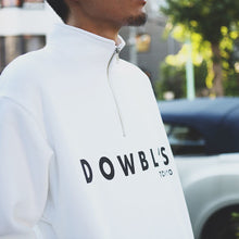 画像をギャラリービューアに読み込む, DOWBL/ ダブル/ Basic Half Zip Sweat Shirts  【全1色】