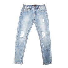 画像をギャラリービューアに読み込む, DOWBL/ ダブル/ Splash Damage Super Skinny Denim  【全1色】