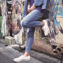 画像をギャラリービューアに読み込む, DOWBL/ ダブル/ Splash Damage Super Skinny Denim  【全1色】