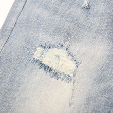 画像をギャラリービューアに読み込む, DOWBL/ ダブル/ Palm Logo Damage Cut Denim  【全1色】