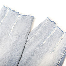 画像をギャラリービューアに読み込む, DOWBL/ ダブル/ Palm Logo Damage Cut Denim  【全1色】