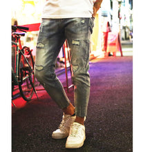 画像をギャラリービューアに読み込む, DOWBL/ ダブル/ Palm Logo Damage Cut Denim  【全1色】