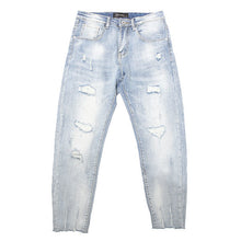 画像をギャラリービューアに読み込む, DOWBL/ ダブル/ Palm Logo Damage Cut Denim  【全1色】
